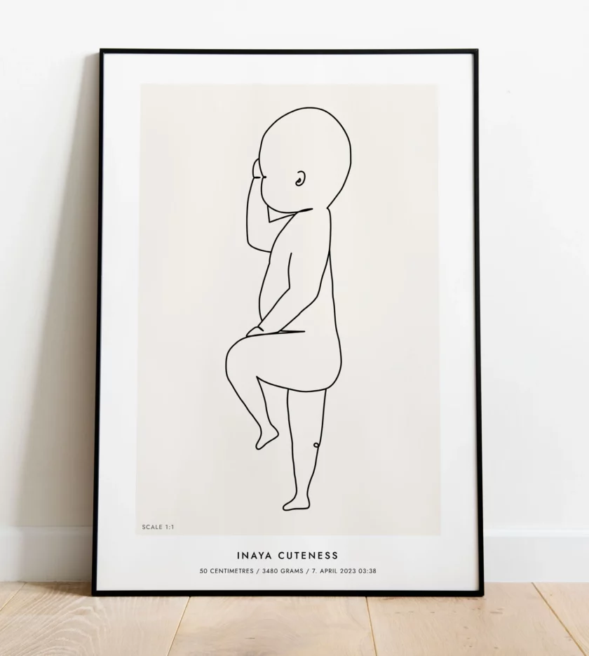 Birth poster design #1